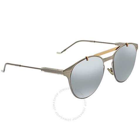 Dior Motion Silver Mirror Oval Sunglasses DIORMOTION1 